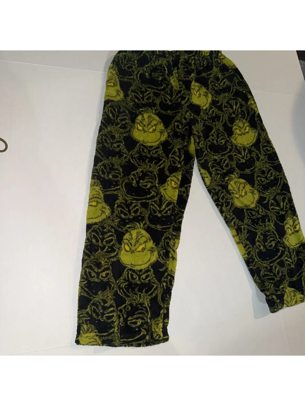 Green And Black Grinch Fleece Pants